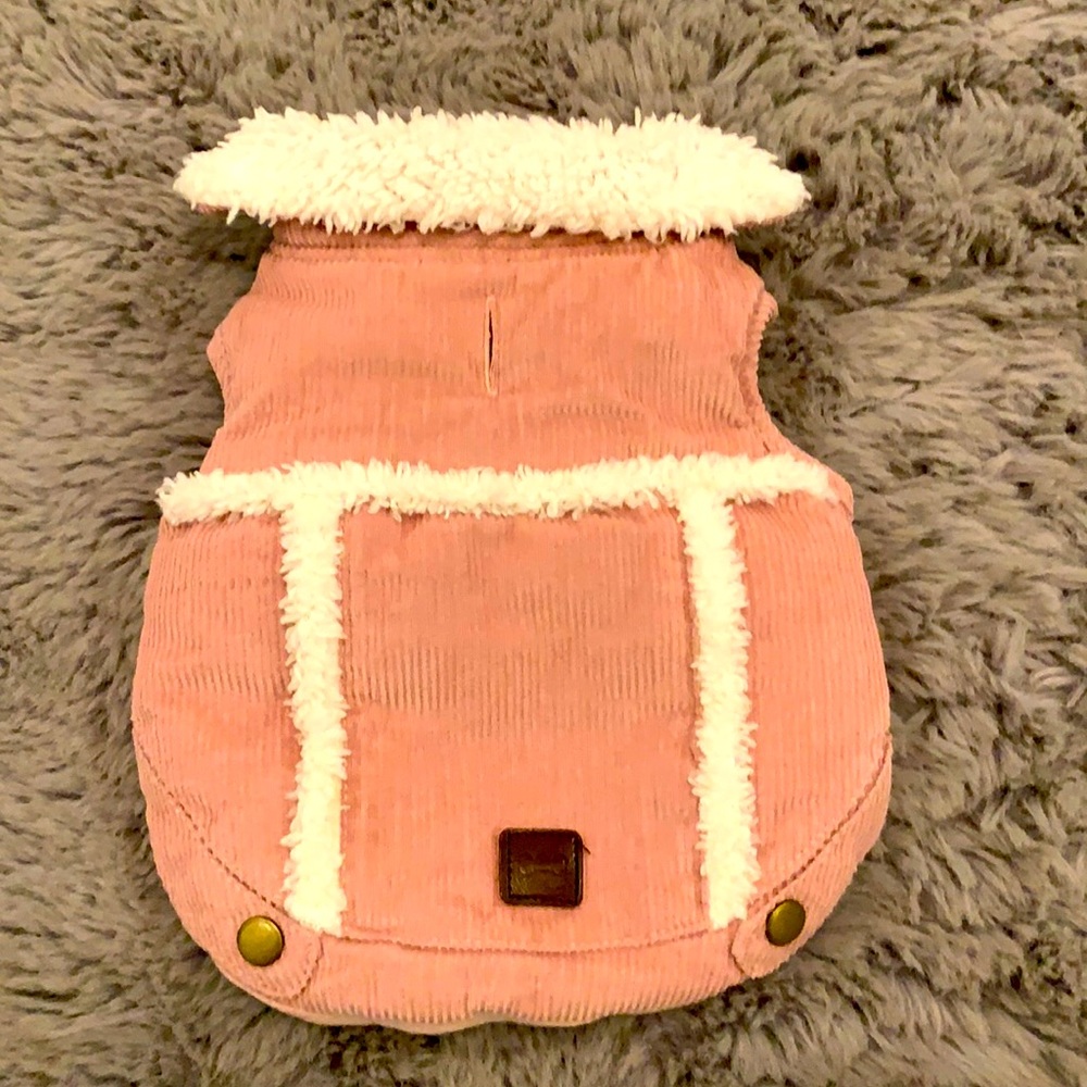 PINK SHERPA XS PUP CREW WINTER JACKET